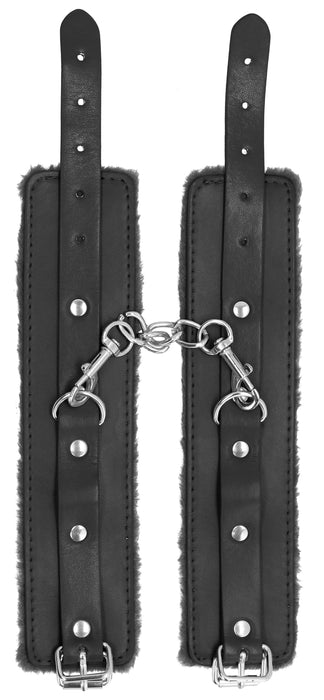 Menottes de poignet Plush Noir
