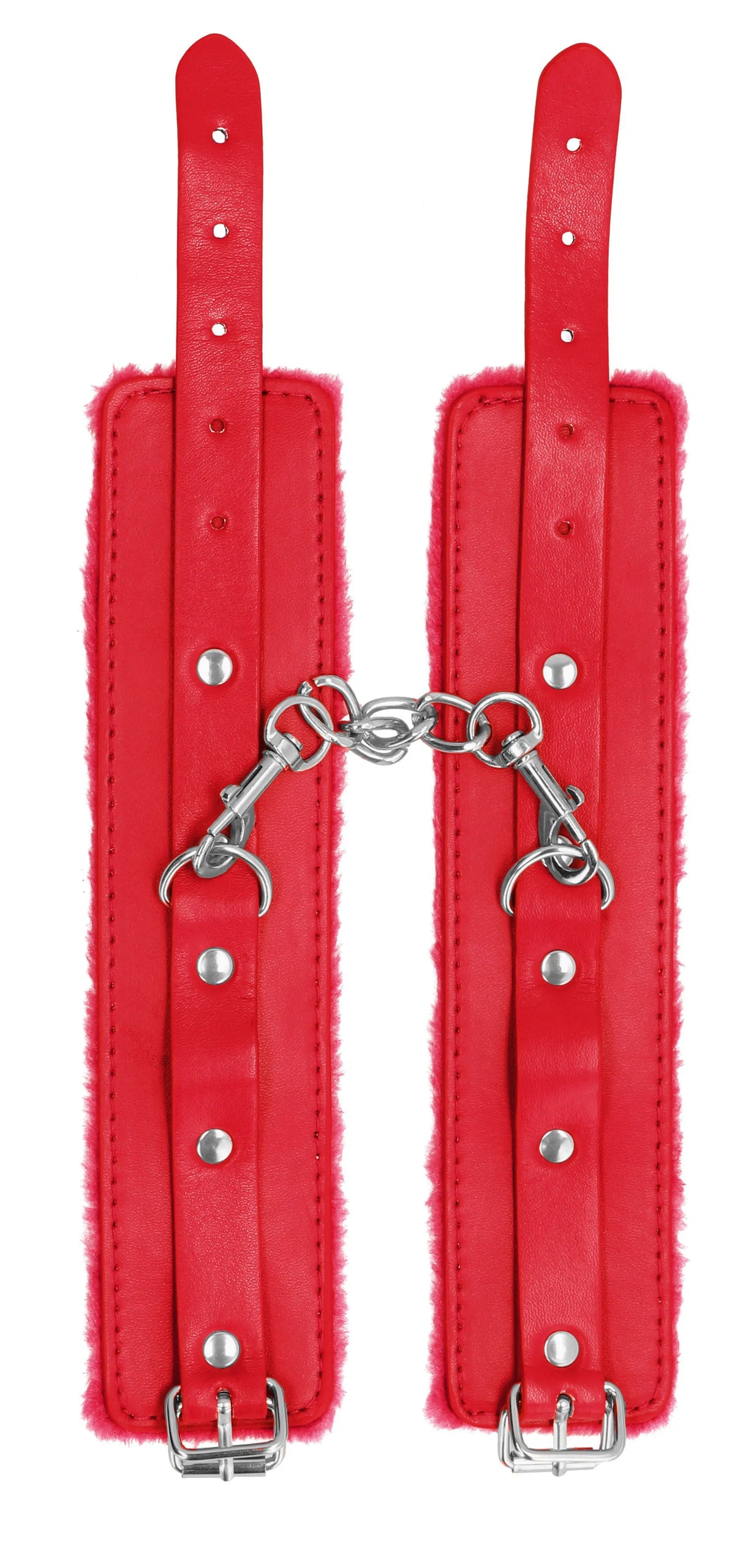 Menottes de poignet Plush Rouge