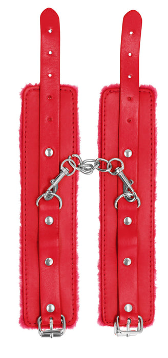 Menottes de poignet Plush Rouge