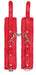 Menottes de poignet Plush Rouge