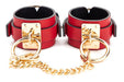 Menottes de poignets GOLDY CUFF Rouge-Noir
