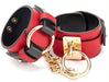 Menottes de poignets GOLDY CUFF Rouge-Noir
