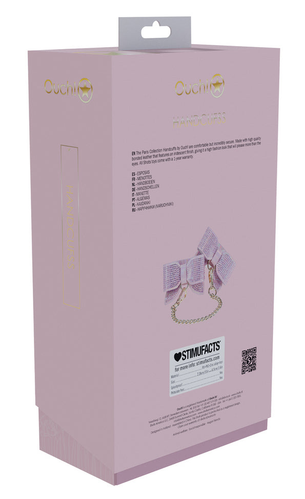 Menottes de Poignets Paris Rose
