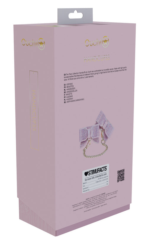 Menottes de Poignets Paris Rose