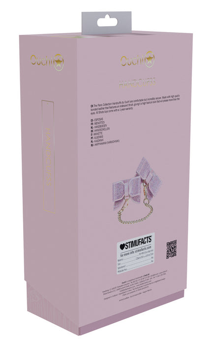 Menottes de Poignets Paris Rose