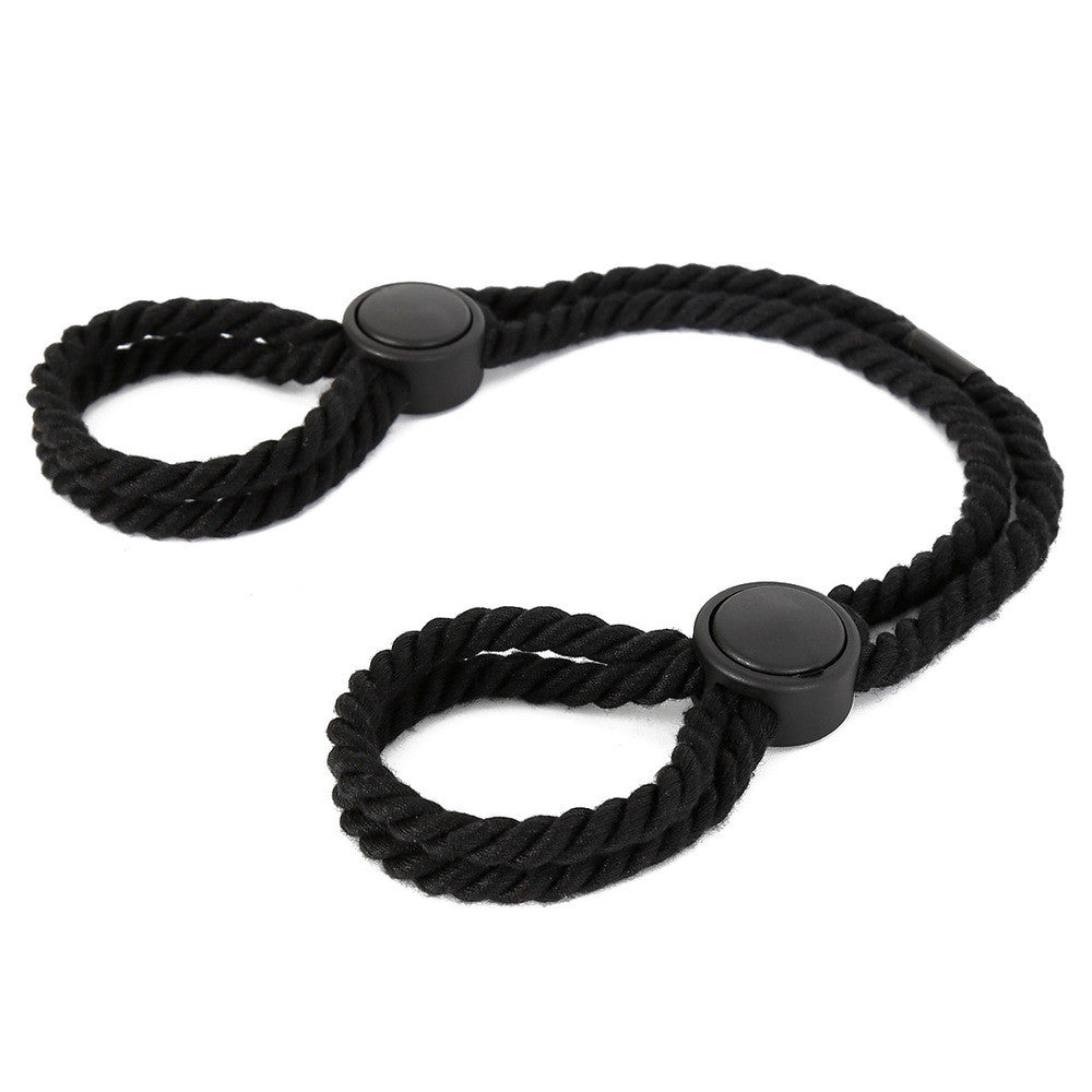 Menottes Doubles en Corde Dualpurpose Noires