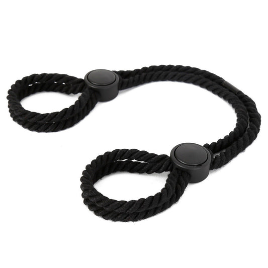 Menottes Doubles en Corde Dualpurpose Noires