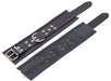 Menottes en cuir pour chevilles Noir