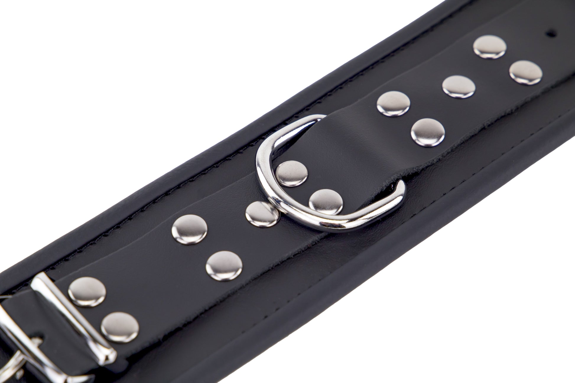 Menottes en cuir pour chevilles Noir