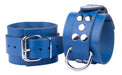 Menottes en cuir Ultra Bleues