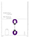Menottes Pleasure Furry Violet