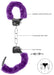 Menottes Pleasure Furry Violet