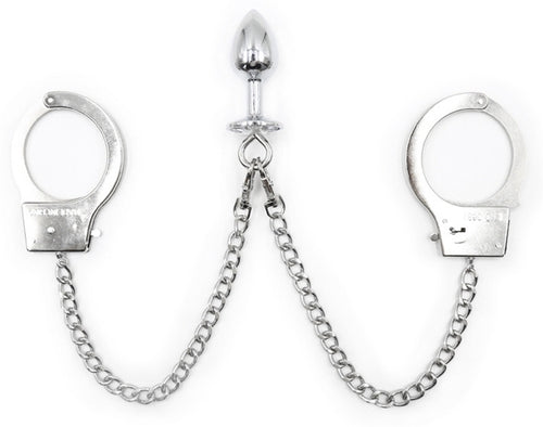 Menottes Plug en métal 6 x 2.7cm