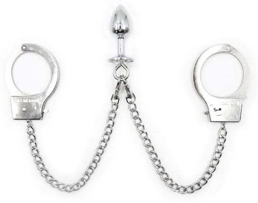 Menottes Plug en métal 6 x 2.7cm