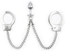 Menottes Plug en métal 6 x 2.7cm