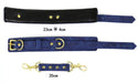 Menottes Simili Pin Lock Bleu