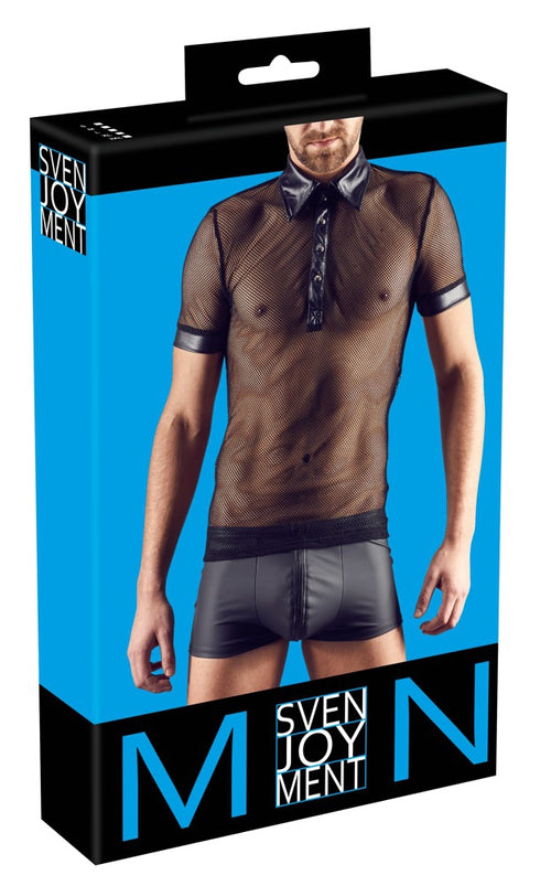 T-shirt sexy NET MEN Noir