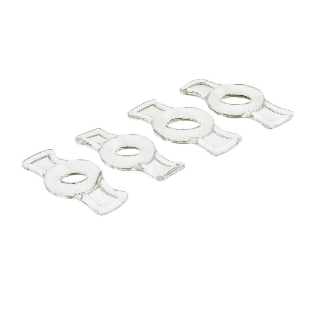 Mini Cockrings Bowring x 4 Transparents