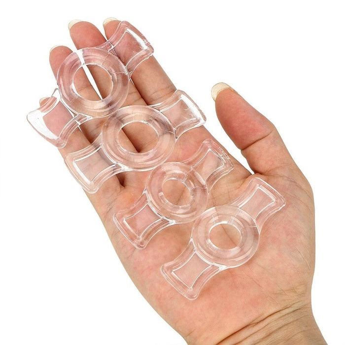 Mini Cockrings Bowring x 4 Transparents