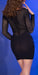Mini Robe Crucia Noire