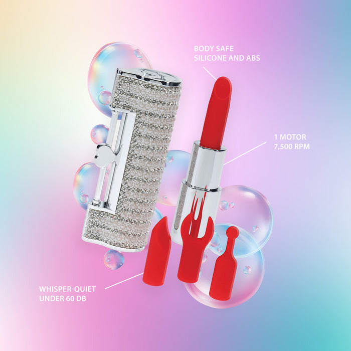 Mini Vibro 4 embouts Angel Argent