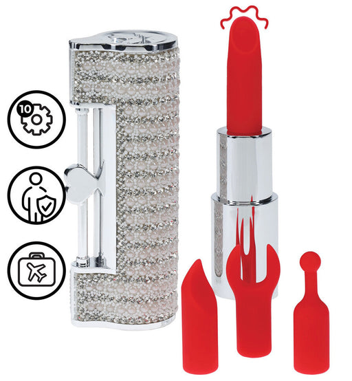 Mini Vibro 4 embouts Angel Argent