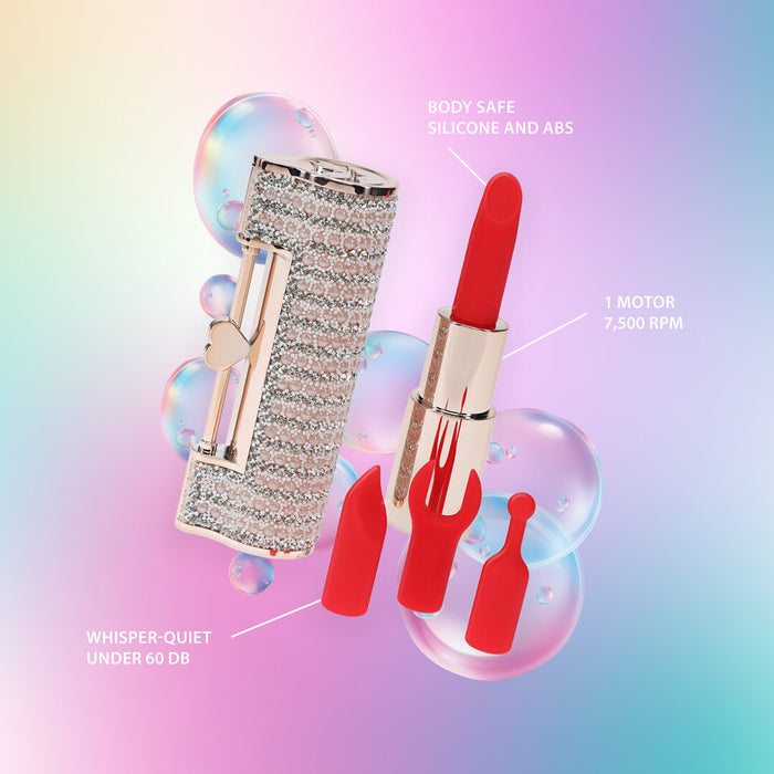 Mini Vibro 4 embouts Angel Rose