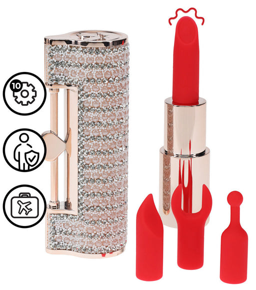 Mini Vibro 4 embouts Angel Rose