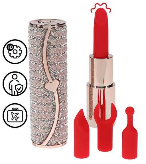Mini Vibro 4 embouts Candy Rose