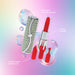 Mini Vibro 4 embouts Candy Vert