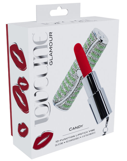 Mini Vibro 4 embouts Candy Vert