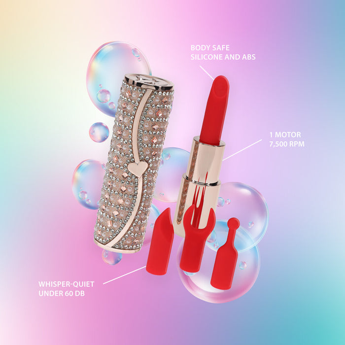Mini Vibro 4 embouts Tiffany Rose