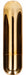 Mini Vibro Bullet Up 7.7 x 2cm Doré
