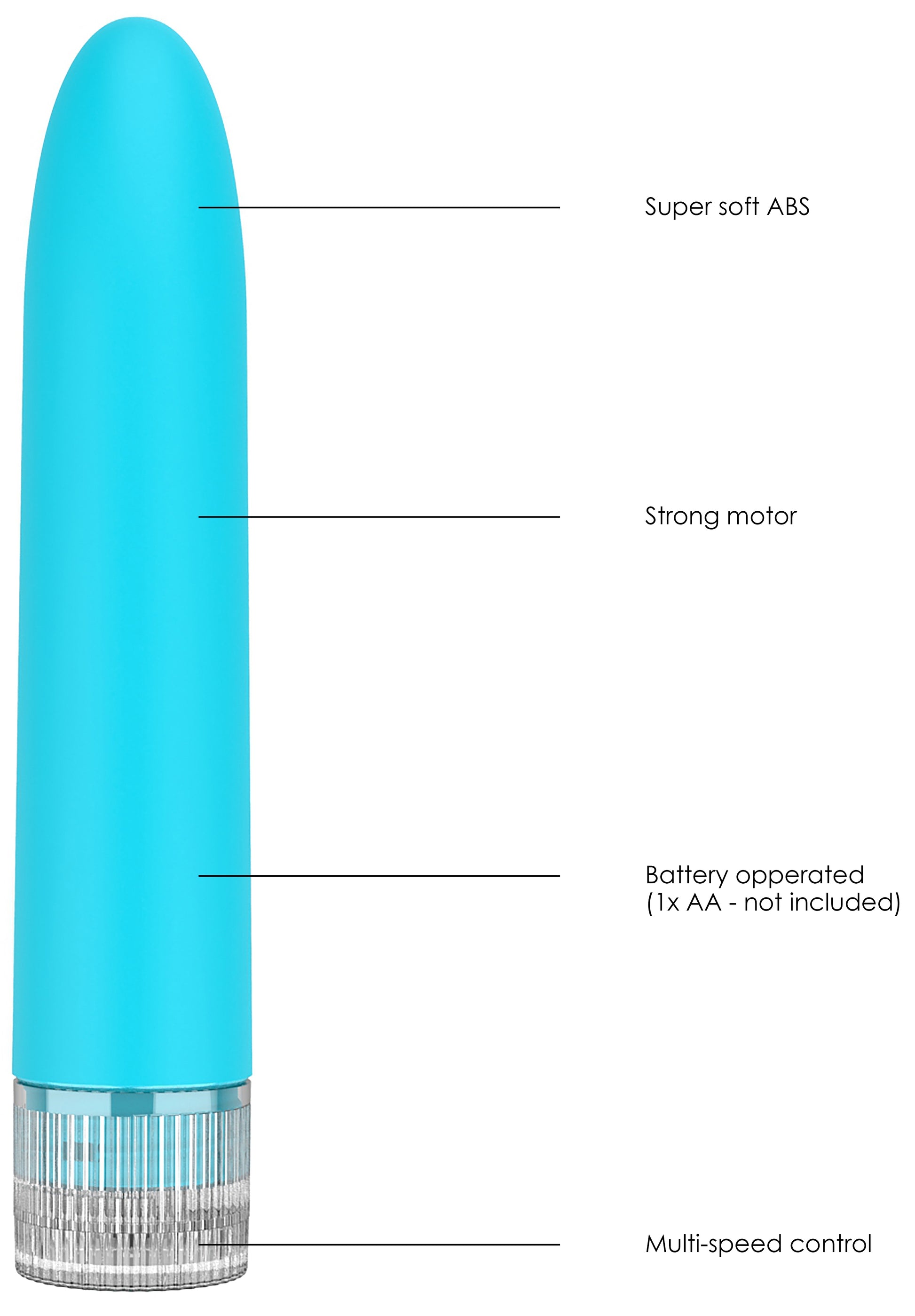 Mini Vibro Eleni 14cm Turquoise