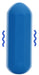 Mini-Vibro Jet Hexa 6 x 2.3cm Bleu