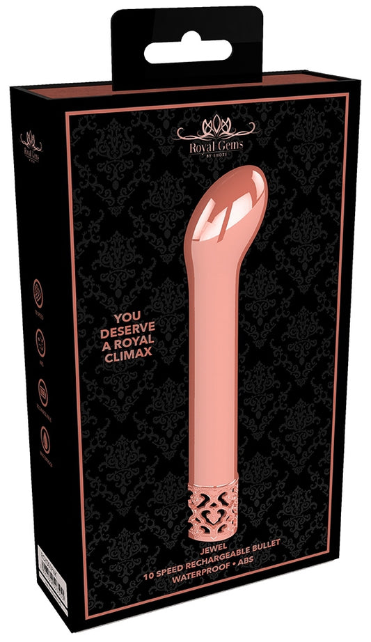Mini Vibro Jewel Royal 12cm Rose doré