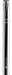 Mini Vibro Stylie Pen 8 x 1cm Argent
