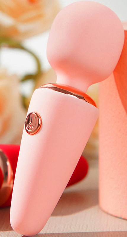 Mini Wand Creamy Vibes 10 cm Tête 30 mm Rose