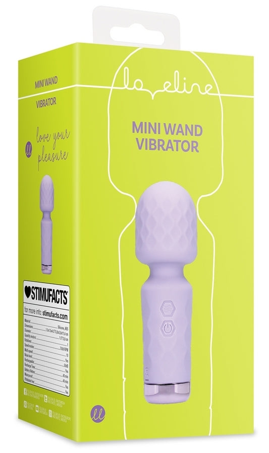Mini Wand Vibrator Loveline 12 cm Violet