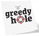 Tatouage éphémère GREEDY HOLE 10 x 10cm