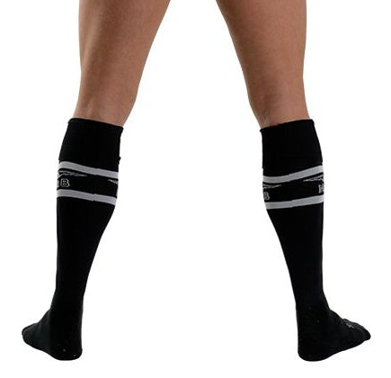 Chaussettes hautes URBAN FOOTBALL SOCKS Noir-Blanc