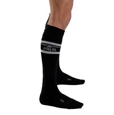 Chaussettes hautes URBAN FOOTBALL SOCKS Noir-Blanc