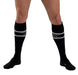 Chaussettes hautes URBAN FOOTBALL SOCKS Noir-Blanc