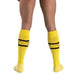 Chaussettes hautes URBAN FOOTBALL SOCKS Jaune-Noir