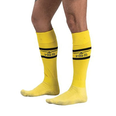 Chaussettes hautes URBAN FOOTBALL SOCKS Jaune-Noir