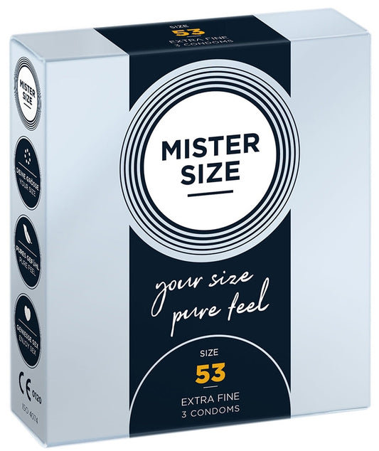 Préservatifs Mister Size 53mm x3