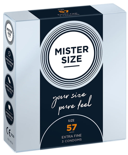 Préservatifs Mister Size 57mm x3