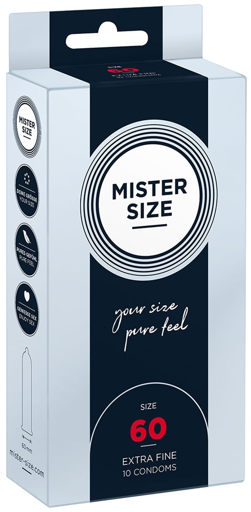 Préservatifs Mister Size 60mm x10