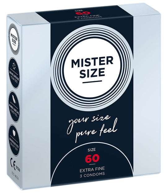 Préservatifs Mister Size 60mm x3