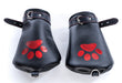 Mitaines Dog Paw Noir-Rouge